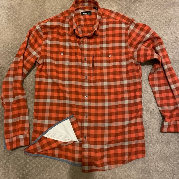 ORVIS Flat Creek Tech Flannels men’s M - Picture 1 of 4